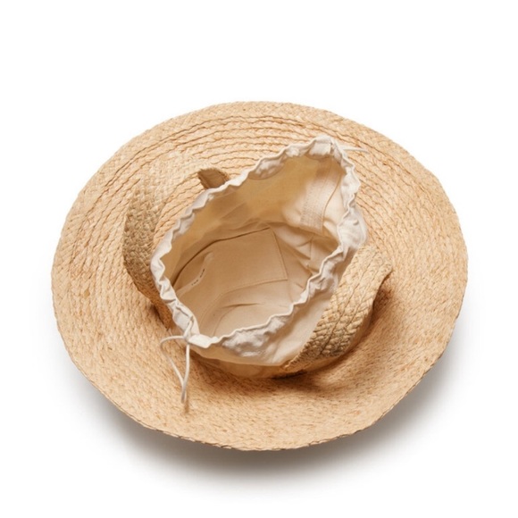 The Row Sol Tan Raffia Woven Tote Bag - Picture 3 of 5